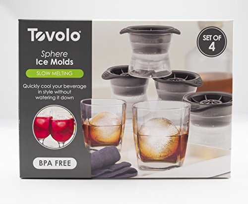 Tovolo Sphere Ice Molds - Set of 4 – Drink With Greg LLC