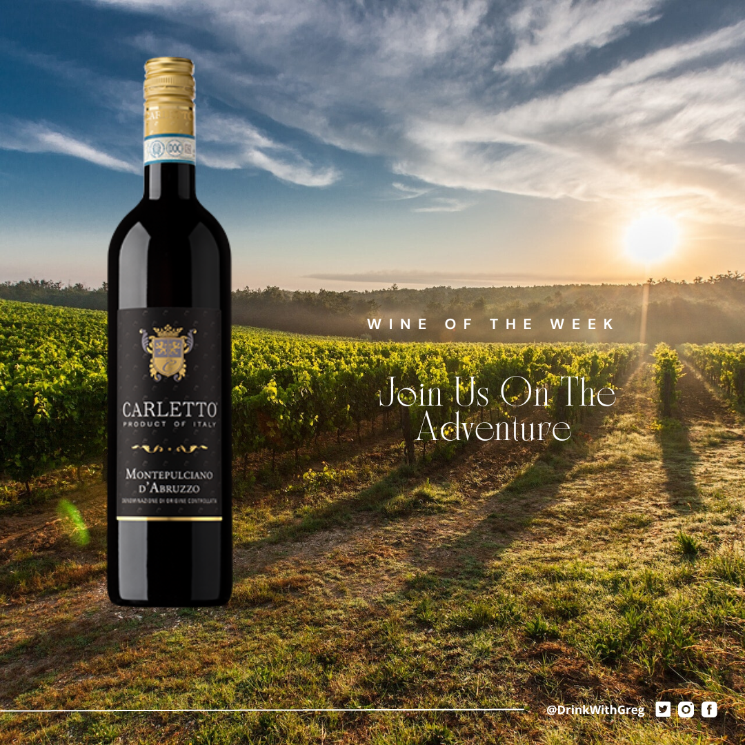 Wine of the Week Carletto Montepulciano d'Abruzzo 2020
