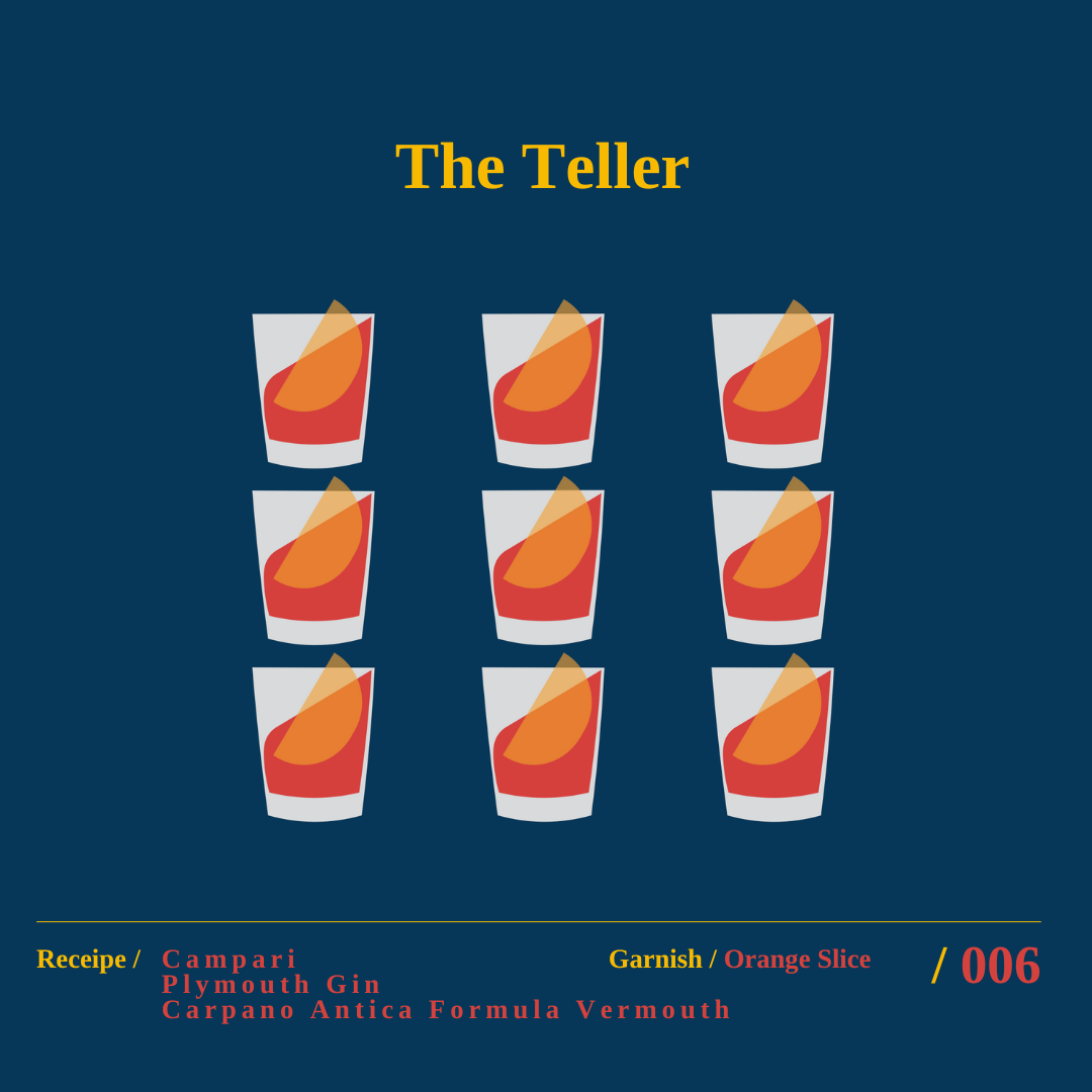 Negronis with Greg:: Episode 006 (The Teller)