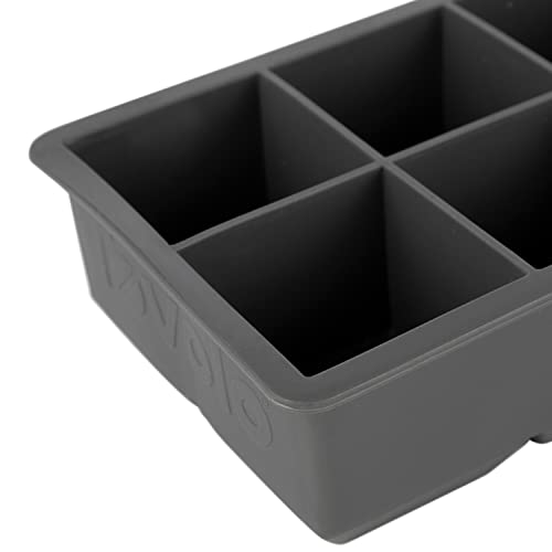 Tovolo King Cube Ice Tray (Charcoal) - Reusable & Large Silicone Molds –  Drink With Greg LLC