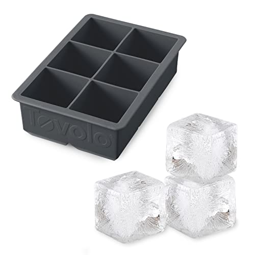 Large Blue Ice Cube Tray, Set of 2 Silicone Ice Trays By Scotch  Rocks: Large Ice Cube Tray: Home & Kitchen