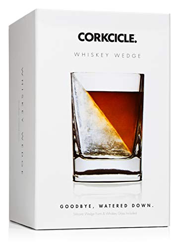 Premium Whiskey Glass with Silicone Ice Mold